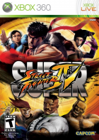 Super Street Fighter IV box art for Xbox 360