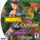 Marvel vs. Capcom 2 box art for Dreamcast