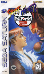 Street Fighter Alpha 2 box art for Sega Saturn
