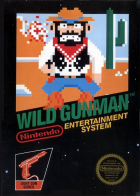 Wild Gunman box art for NES
