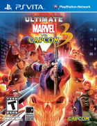 Ultimate Marvel vs. Capcom 3 box art for PS Vita