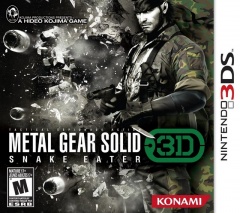 Metal Gear Solid: Snake Eater 3D box art