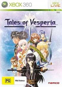 Tales of Vesperia Xbox 360 Australian Cover