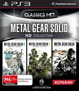 Metal Gear Solid HD Collection AU PS3 Cover