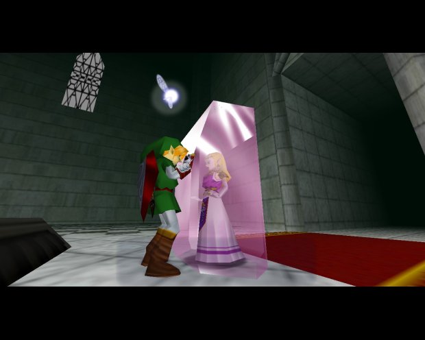 Zelda is imprisoned