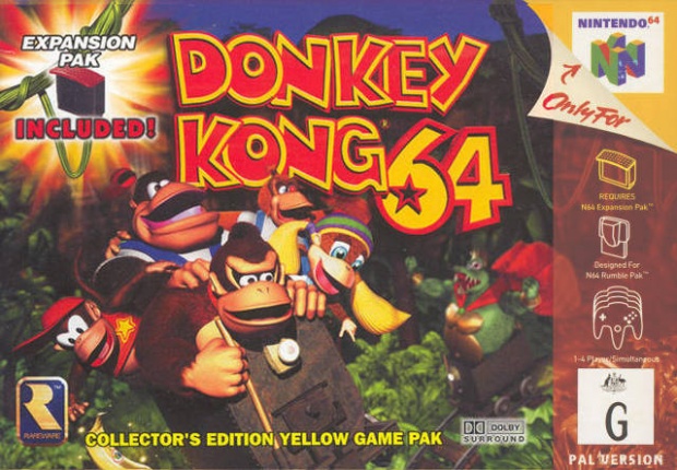 Donkey Kong 64 - AU box art