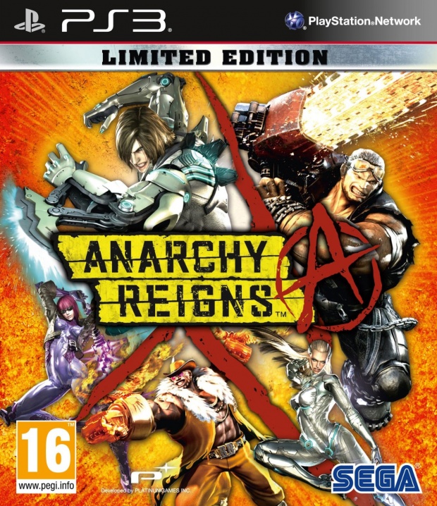 Anarchy Reigns PS3 EU cover