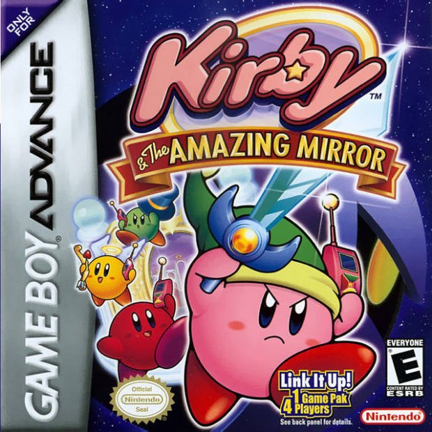 Kirby and The Amazing Mirror - US box art