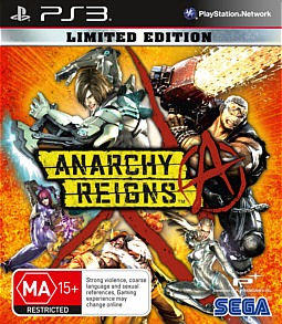 Anarchy Reigns PS3 AU cover